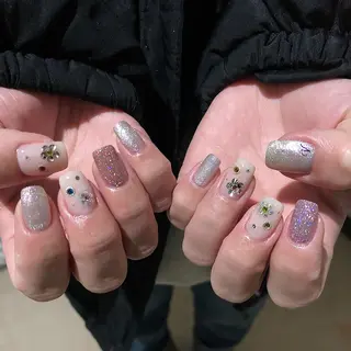 ネイル パラあり！フィルイン 美フォルムのネイルデザイン