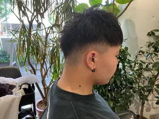 ショート メンズパーマ shell 宮下のヘアスタイル