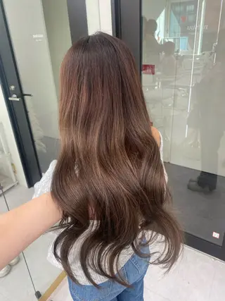 ロング カラー 🖤韓国･網紅 KOYUKI🖤のヘアスタイル