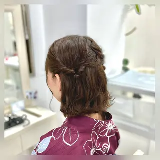 ヘアアレンジ 似合わせヘアメイク 💐オダギリチアキのヘアスタイル