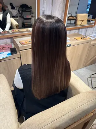 ロング パーマ 藤田 清志のヘアスタイル