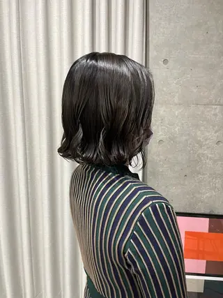 ショート パーマ ロングパーマ木村 ボブパーマのヘアスタイル