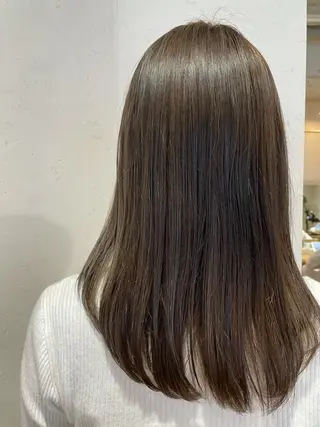 セミロング カラー カウンセリング重視 🌿Tsuyukiのヘアスタイル