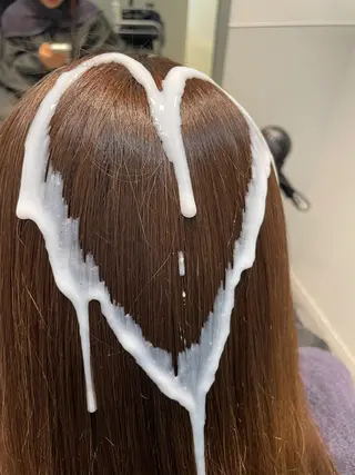 セミロング 大阪 美容師 林のヘアスタイル
