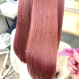 ロング カラー ヘアアレンジ 🎀暖色カラー🎀 ♡yurika♡のヘアスタイル