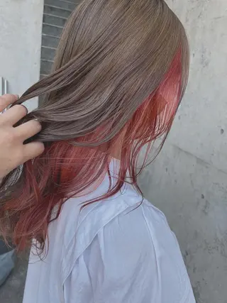 ロング カラー 日高 香織のヘアスタイル
