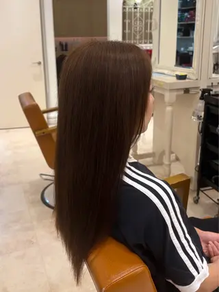 ロング カラー 艶感暖色カラー🥀/ レイヤー / れいかのヘアスタイル