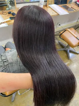 ロング カラー 和歌山髪質改善 那須優太のヘアスタイル