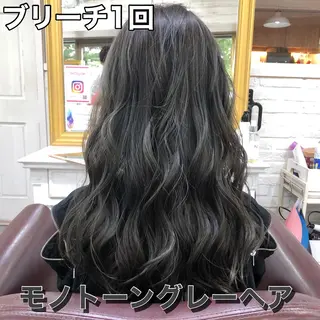 セミロング カラー Soleria 田中慎一のヘアスタイル