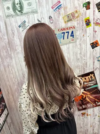 ロング カラー エクステ/ブリーチ / Hayatoのヘアスタイル