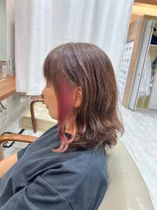 ミディアム FANスタイリスト Ⓜ️EIのヘアスタイル