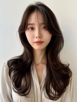 ロング 当日予約◎/縮毛矯正 /艶カラー/雨森大晃のヘアスタイル