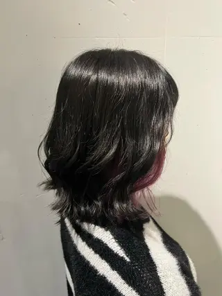 ミディアム カラー カラースペシャリスト しょう🧑🏼‍🎨のヘアスタイル