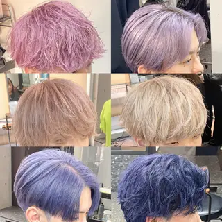 カラー パーマ/ダブルカラー ブリーチ⭐️海斗のヘアスタイル