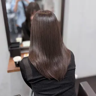 セミロング カラー 髪質改善✖️透明感/ レイヤー/はるなのヘアスタイル