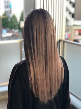 ロング カラー 永井大樹✨ 透明感カラー✨のヘアスタイル