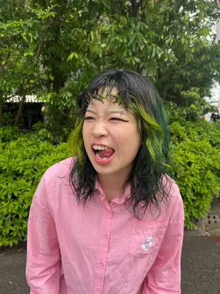 ミディアム 🌺名古屋ハイトーン デザインのヘアスタイル