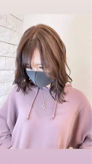 カラー かずくん🦩名古屋 ハイトーン/レイヤーのヘアスタイル