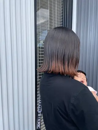 ミディアム ムトウ リンカのヘアスタイル