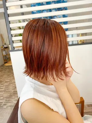 ショート カラー [店長]加地 峻のヘアスタイル