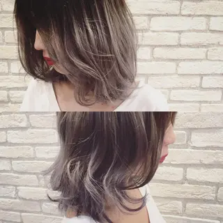 ショート ミディアム カラー ハイトーン×髪質改善 KENTAのヘアスタイル
