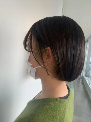 ミディアム おせ ちさとのヘアスタイル