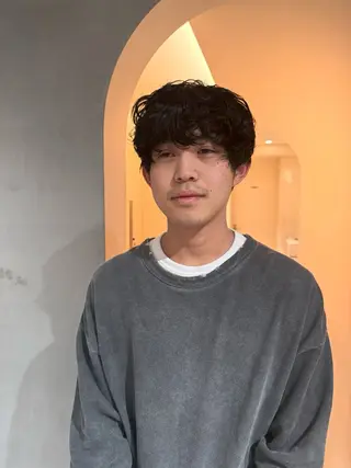 パーマ メンズ matsuri 🪽ボブカットのヘアスタイル