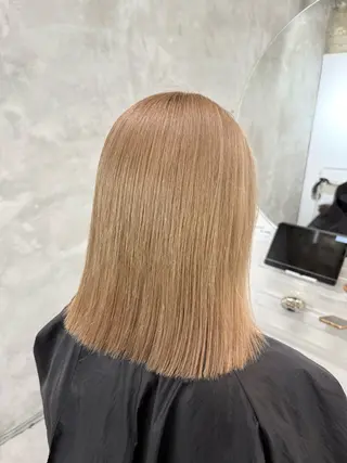 ミディアム カラー yuuna ✮ door whiteのヘアスタイル