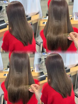 セミロング leo/ロング／ レイヤーカット⛈️のヘアスタイル