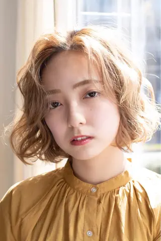 ミディアム パーマ テラスコード 武庫之荘のヘアスタイル