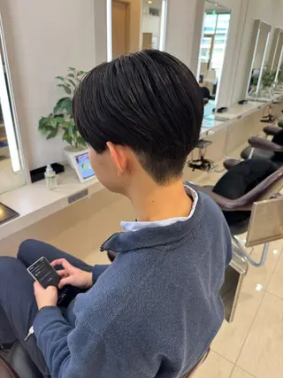 ショート メンズ パーマ/ハイトーン /吉田眞のヘアスタイル