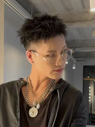 ショート カラー ニュアンスパーマ/ 韓国ヘア/natsuのヘアスタイル