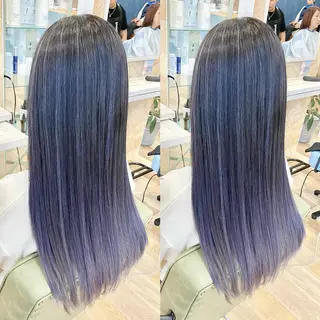 ロング ケアブリーチ 黒瀬有汰のヘアスタイル