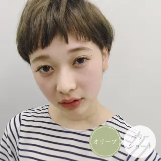 ショート カラー アンブレラカラー💫 フェイスフレーミングのヘアスタイル