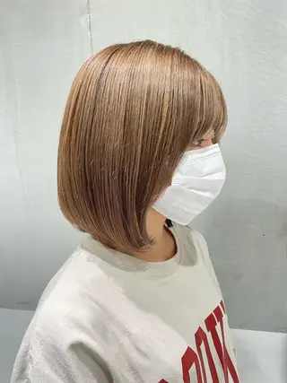 ショート オリーブ カラー✨有坂映哉のヘアスタイル