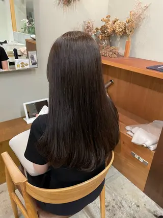 ロング カラー 山下 悠月のヘアスタイル