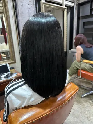 ミディアム 🔥コテ巻き風 ボブパーマ🔥のヘアスタイル