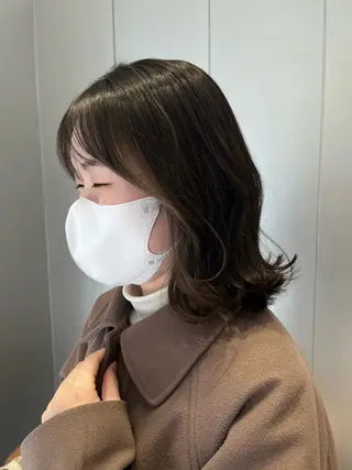 ミディアム ユウ  二子玉川駅 半個室サロンのヘアスタイル