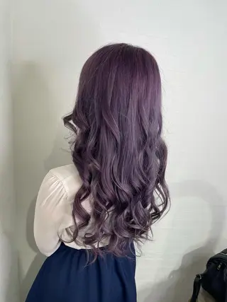 ロング カラー 🎀艶ブリーチカラー 🎀Fan.🎀秋山のヘアスタイル