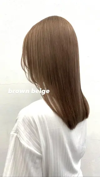 セミロング カラー ヘアアレンジ HARU//原宿🤍 リピート率NO.1のヘアスタイル