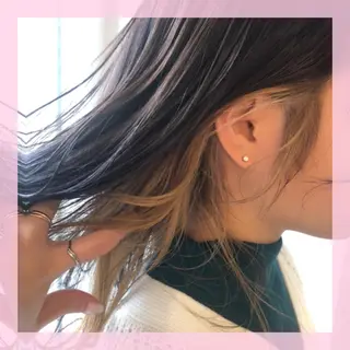セミロング カラー 🍒前川 🍒のヘアスタイル