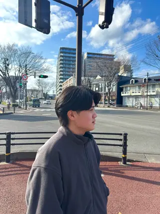 メンズ カナモリ ハヤトのヘアスタイル