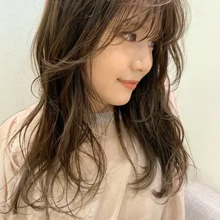 ミディアム オリーブベージュ きょうかのヘアスタイル