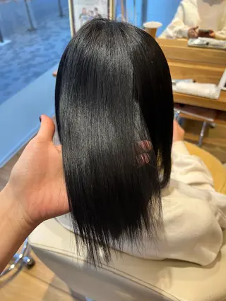 セミロング カラー 全国1位🥇世界5位 小野田　礼花のヘアスタイル