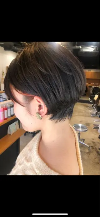 ショート カラー 骨格診断🍃ショート /ショートボブ✨岡元のヘアスタイル