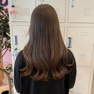 ロング 柔らかいcolor ￤韓国￤🩰マユ🩰のヘアスタイル