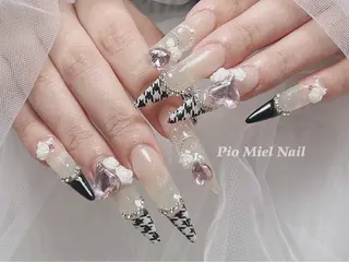 ネイル HANA 長さだしのネイルデザイン