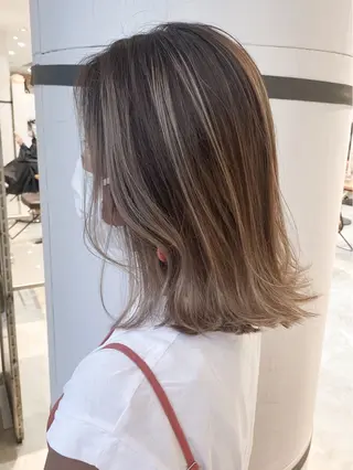 ミディアム カラー welring hair salonのヘアスタイル