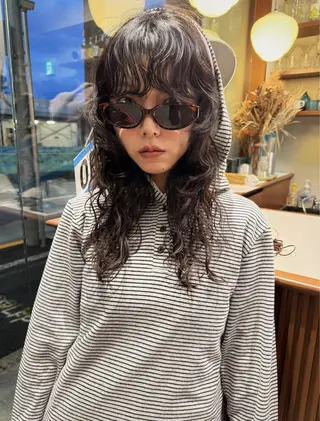 セミロング パーマ 似合わせパーマ/ kazuのヘアスタイル