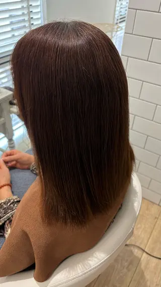 ロング 似合わせ 顔周りYUUGAのヘアスタイル